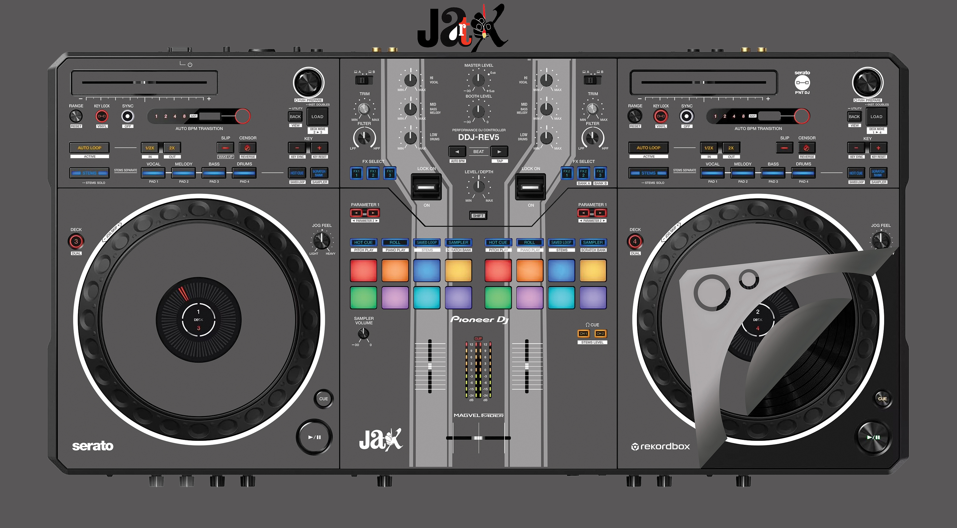 Pioneer DDJ-REV5 Skin Preview